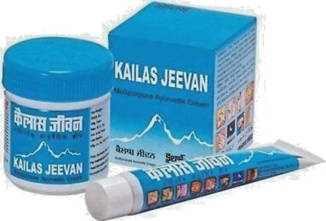 Crème Ayurvédique Kailas Jeevan – Polyvalente, 30g Ou 60g, Longue Durée