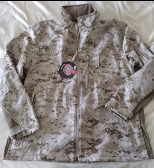 L-R NWT NEW USMC Desert Combat Jacket MARPAT APEC 180s Large Goretex Lvl6 Orc