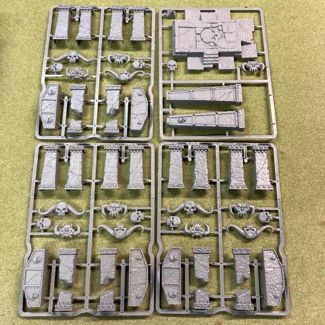 Terrain Warhammer – Ruines De Temple Arcane Citadel (Old World, Chaos, Plastique)
