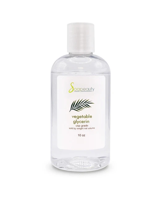 Glicerina Vegetal Pura No Transgénica Usp Grado Alimenticio Natural 10 Oz