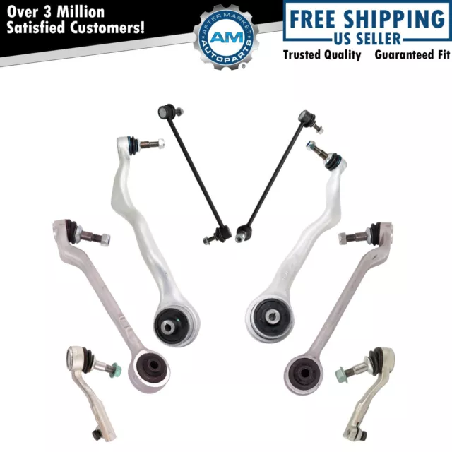 Control Arms Sway Links Tie Rods Steering & Suspension Kit 8pc for BMW New