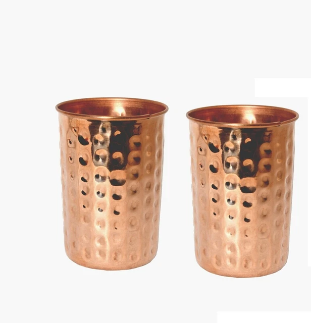 Vaso De Cobre Puro 300ml - Beneficios Ayurvédicos Para Tu Salud