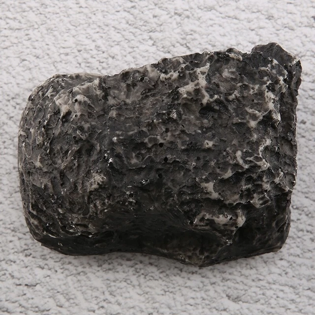 Key Stash Hueco Secreto Divertido Muddy Rock Stone Estuche Caja Hogar Jardín U5N3