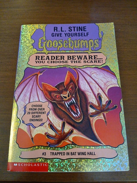 GIVE YOURSELF GOOSEBUMPS #3 Trapped In Bat Wing Hall R. L. Stine 1995 CYOA PB $8.85 - PicClick CA