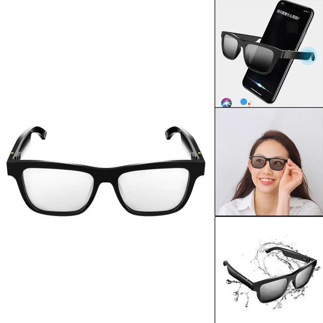 Lunettes audio intelligentes sans fil avec micro intégré Écouteurs à oreille