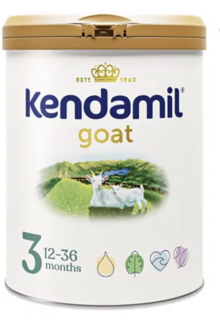 Leche en polvo Kendamil de cabra 3 niños pequeños fórmula 1-3 años 800 g