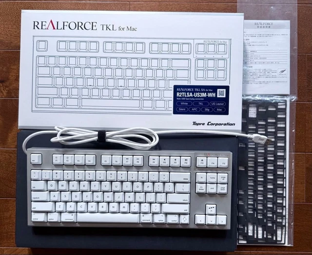 REALFORCE TKL for Mac R2TL-JPVM-WH スーパー… 製品 : REALFORCE TKL for Mac / R2TL-JPVM-WH | REALFORCE | 日本製