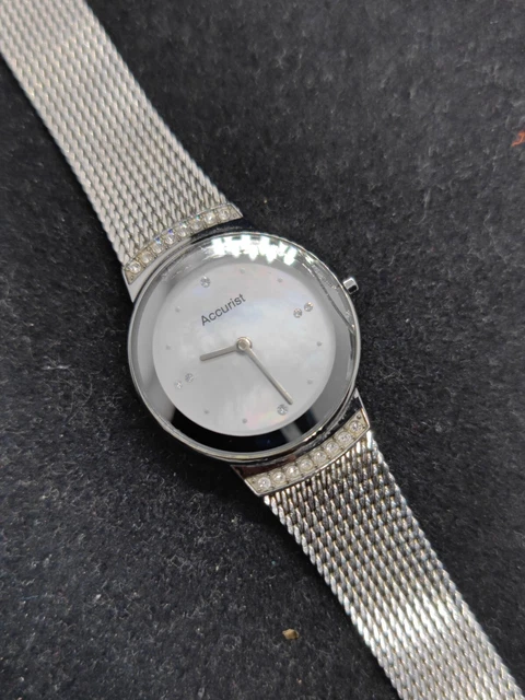 ACCURIST LADIES WATCH LB074 SR626SW Stainless Steel Back Japan