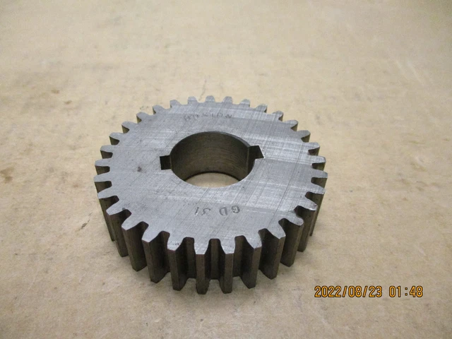 New Boston Gd31 Change Gear, 12Dp, 31 Teeth, 14-1/2 Deg, 1" Bore, Dbl Key Way.