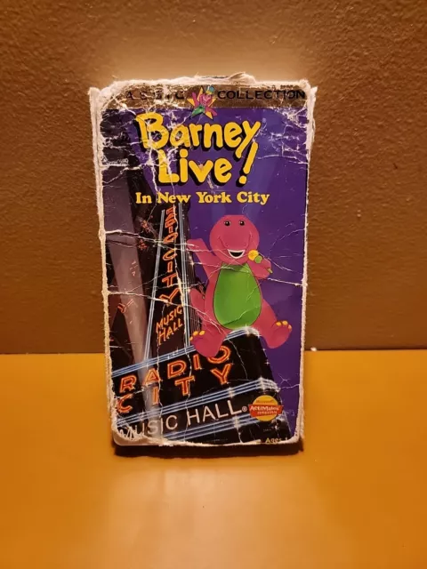 BARNEY - LIVE In New York City (VHS, 1994, Classic Collection) NEW ...