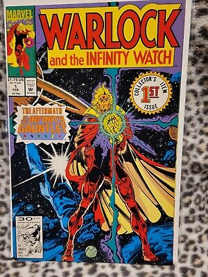 Adam Warlock and the Infinity Watch #1 Marvel 1992 NM CGC Ready Gauntlet key MCU
