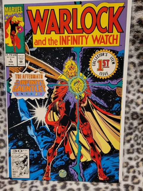 Adam Warlock and the Infinity Watch #1 Marvel 1992 NM CGC Ready Gauntlet key MCU