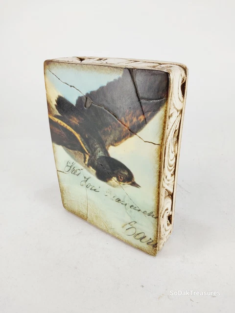 Sid Dickens Retired Memory Tile T-118 BIRD IN FLIGHT 8x6"
