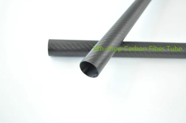 3K Carbon Fiber Tube OD12mm x ID8mm 10mm x 500mm Roll Wrapped Pipe/Shaft