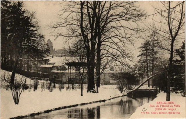 CPA BAR-le-DUC - Parc de l'Hotel de Ville - Effet de neige (631297)