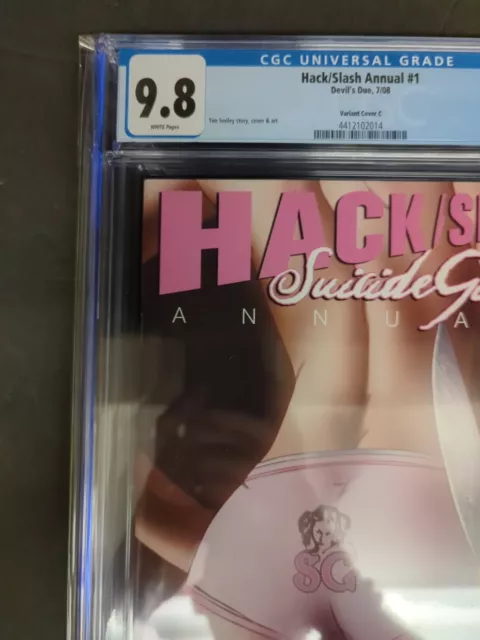 Hack/Slash Annual #1 CGC 9.8 Suicide Girls Variant Cover C Tim Seeley VERY RARE 2