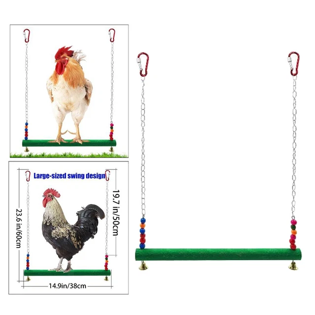 Chicken Swing Barsch Stand Chicken Toy Chicken Rooster Große Vögel Papageien A.