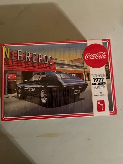 New Sealed ! Coca Cola 1977 Ford Pinto Popper   Plastic Model KIT 1/25  AMT mpc
