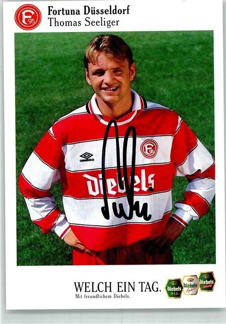 39622806 - Thomas Seeliger Fortuna Duesseldorf Autogramm Fussball