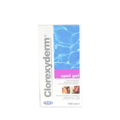 ICF CLXDERM SPOT GEL ANTISÉPTICO para Perros y Gatos, 100 ml