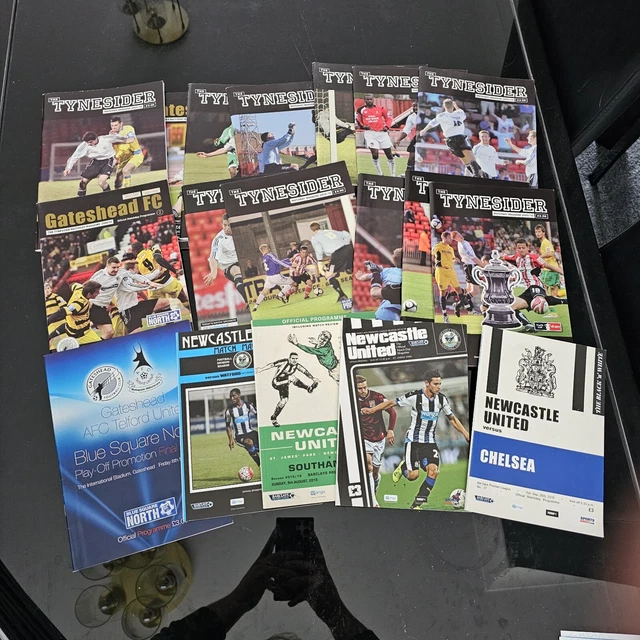 BUNDLE OF NEWCASTLE United & Gateshead Programmes Football £0.99