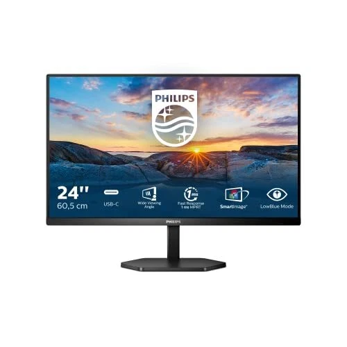 Philips 24E1N3300A - 24 Zoll USB-C Monitor, Lautsprecher (1920x1080, 75 Hz, HDMI