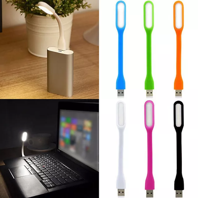 1/5pcs Portable Mini USB Port LED Night Light Random Colors R7C8