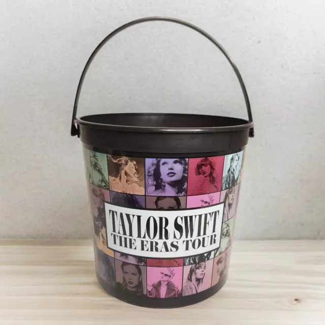 Taylor Swift The ERAS Tour Movie Popcorn Bucket 2023 Black Handle 10" Theatre