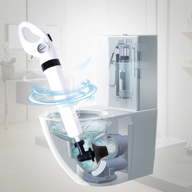 High Pressure Air Drain Blaster Cleaner High Efficient Toilet Plunger