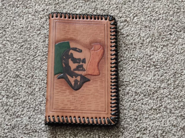 Rare Irish Republican Prisoner Of War Handmade Leather Wallet Long Kesh 1973