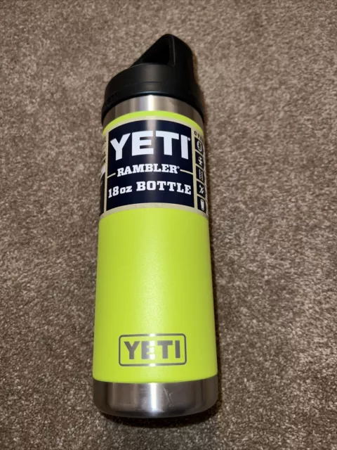 YETI Chartreuse 🥎 18oz Bottle w/ ChugCap Limited Edition RARE NWT
