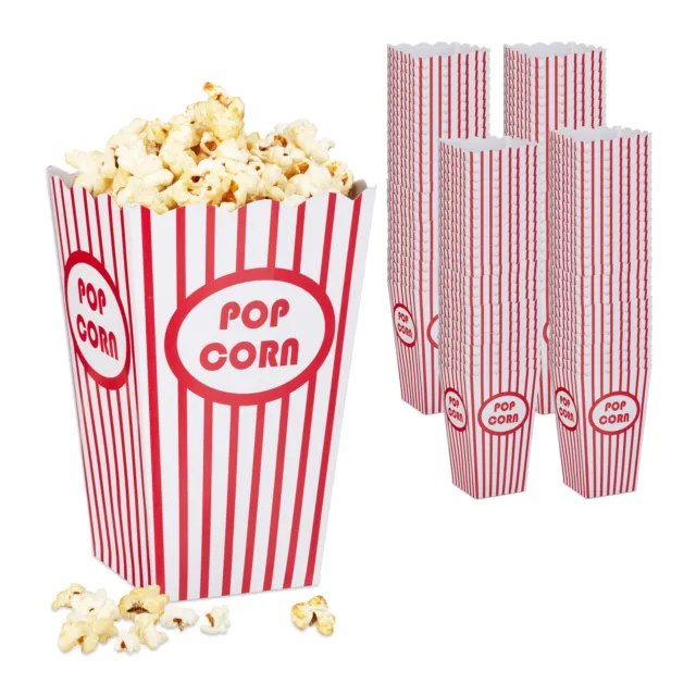 SET 576 SACCHETTI popcorn porta caramelle pop-corn rosso bianco EUR 109,95  - PicClick IT