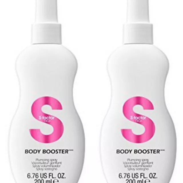 2 Pack Set!!! Tigi S-Factor Body Booster Plumping Hair Spray 6.76 Oz Volume Lift