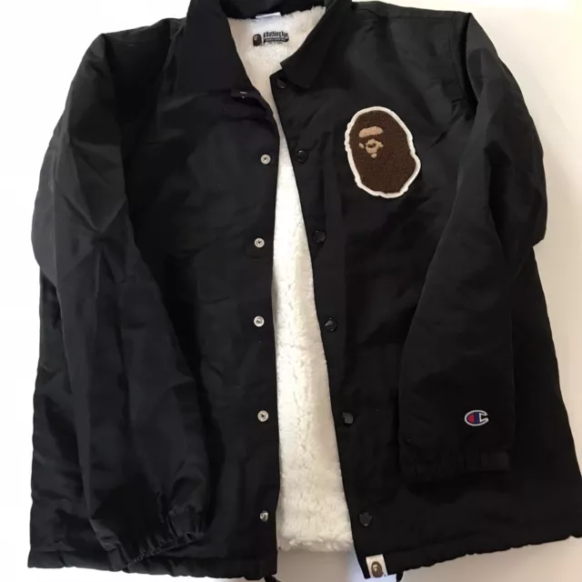 Bape x Champion USA Sherpa Coach Jacket XL