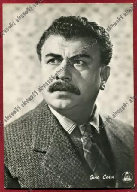 GINO CERVI 09 ATTORE ACTOR ACTEUR CINEMA MOVIE - BOLOGNA Postcard REAL PHOTO