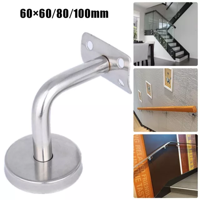 Practical Stainless Steel Handrail Bracket Bannister Wall Mount Support