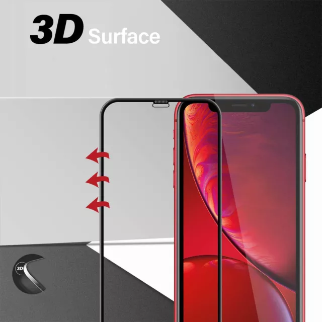 Protection Ecran Intégrale 3D pour iPhone 11 Pro Max XS XR 8 7 6s Full Screen 3