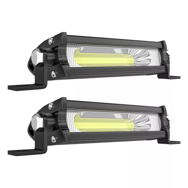 2X LED Light bar Lichtbalken Arbeitsscheinwerfer Scheinwerfer Offroad 12V