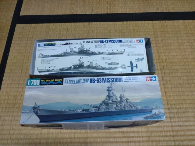 TAMIYA 1 700 US Navy Schlachtschiff Missouri Ungebaut EUR 63 30 tamiya-1-700-us-navy-schlachtschiff-missouri-ungebaut-eur-63-30