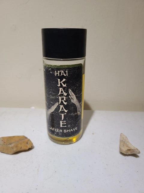 Hai Karate 4oz Cologne Aftershave Leeming Pfizer Vintage 1968 ~85% full Original