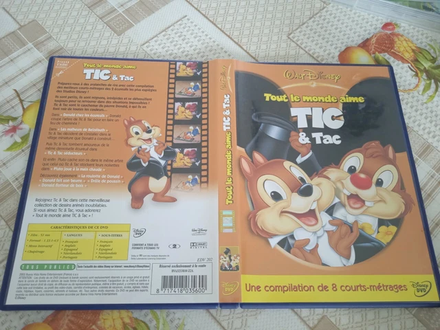DVD  - Walt Disney - Tout le monde anime - Tic et Tac - 8 courts- métrages