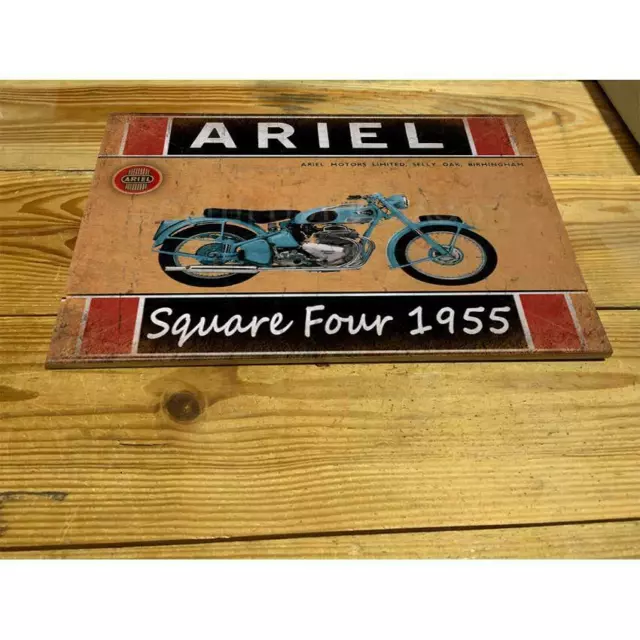 Ariel Square Four 1955 Motorcycle Ceramic Sign Ceramic Wall Wall Tile
