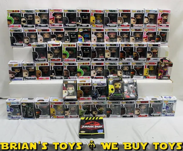 Funko Pop! Lot of 63: Eleven, Hawkgirl, Andy, Hawkeye, Black Panther & More! NR