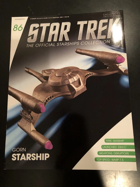 Star Trek Gorn Starship Modell #86 - Eaglemoss Druckguss