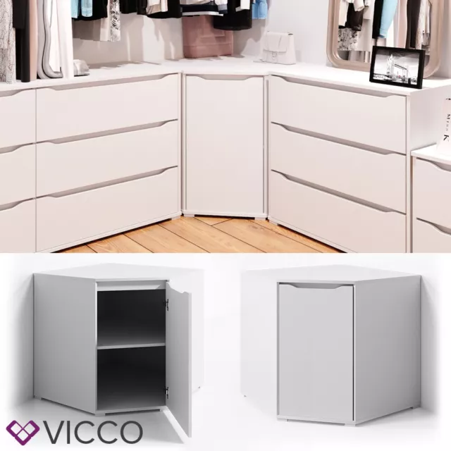 VICCO Comodino ad angolo RUBEN Credenza Armadio multiuso Armadio Armadio dei ves