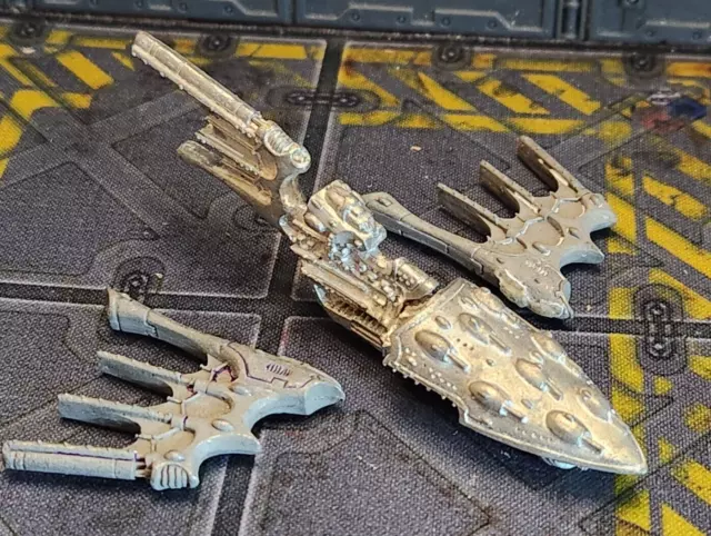 Warhammer 40k, Battlefleet Gothic Eldar Cruiser, Metal