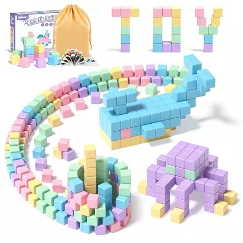 Apluses 32pcs Magnetic Blocks Building Cubes for Toddlers | Classroom Must Ha...