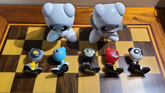 UB Funkeys Lot of 7 Discontinued Computer Figures Game Pieces