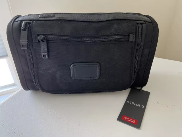 Tumi | Alpha 2 Travel Case | Toiletry Bag | Black Ballistic Nylon | NWT