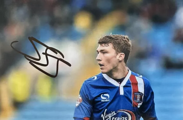 Jack Stacey Hand Signed 6X4 Carlisle United Photo